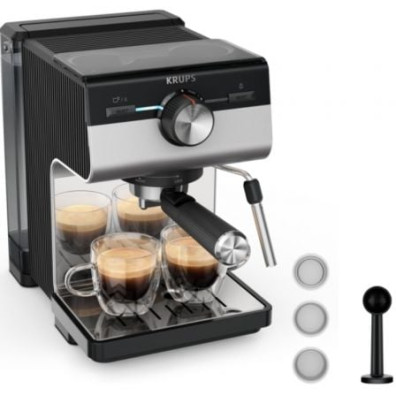 Cafetera Expreso Krups Authentic+ XP384E10 15 Bares 1450W