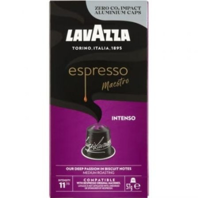 Cápsula Lavazza Espresso Maestro Intenso para cafeteras Nespresso - Caja de 10