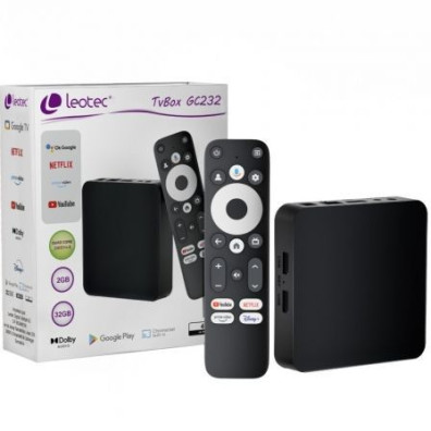 Android TV Leotec TvBox 4K GC232 - ¡Nueva Experiencia Audiovisual! - 32GB