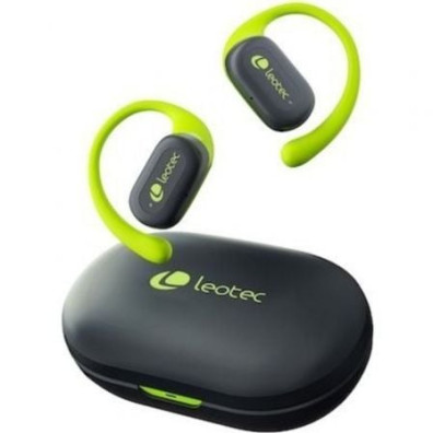 Auriculares Deportivos Bluetooth Leotec Open Air Zenith Sport con estuche de carga/ Autonomía 6.5h - Lima