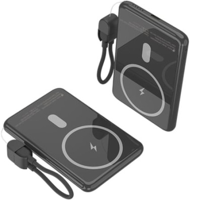 Powerbank Leotec LEPOWW20W5K 5000mAh Wireless Negra 20W