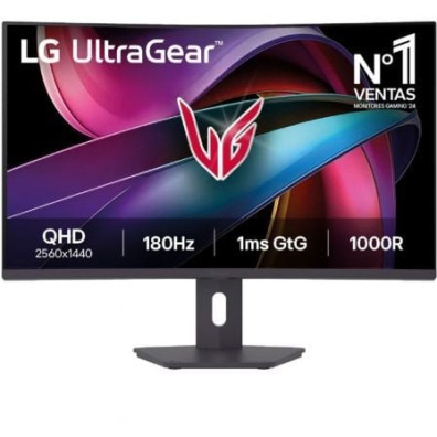 Monitor Gaming Curvo LG UltraGear 32G600A-B QHD 31.5" 1ms 180Hz VA Altura Ajustable