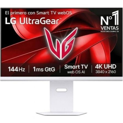 LG 32G810SA-W.AEU monitor de ecrã 81,3 cm (32") 3840 x 2160 pixels 4K Ultra HD LCD Negro - Blanco