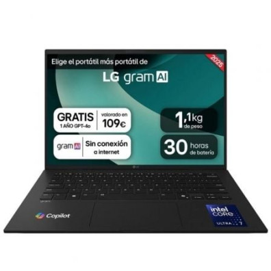 Portátil LG Gram 14" Intel Core Ultra 7-255H/ 32GB/ 1TB SSD