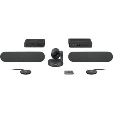 Sistema de Videoconferencia Logitech Rally Plus - Campo de Visión 82º