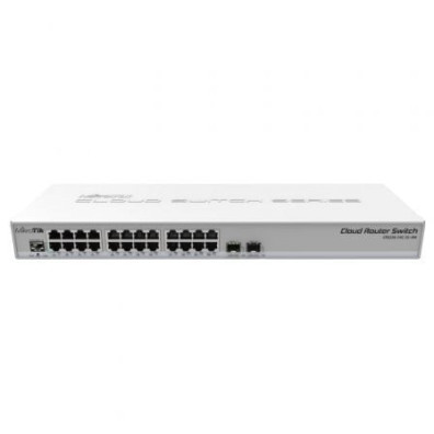 Switch Router Mikrotik CRS326-24G-2S+RM 26 Puertos RJ45 y SFP