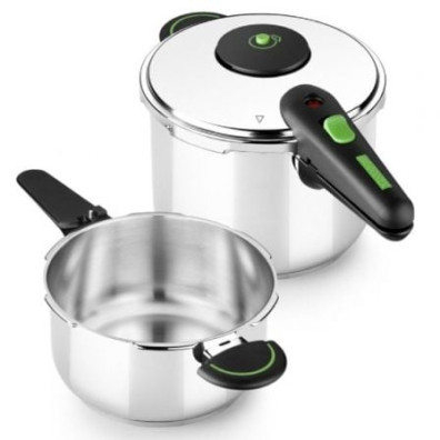 Pack 2 Ollas a Presión Monix Presto 4+6L