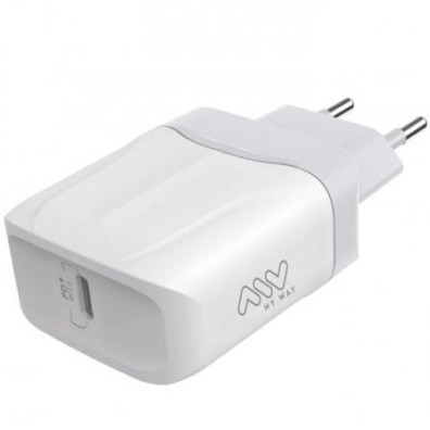 Cargador de Pared Myway Tipo-C 1xUSB - Modelo MWACC0005