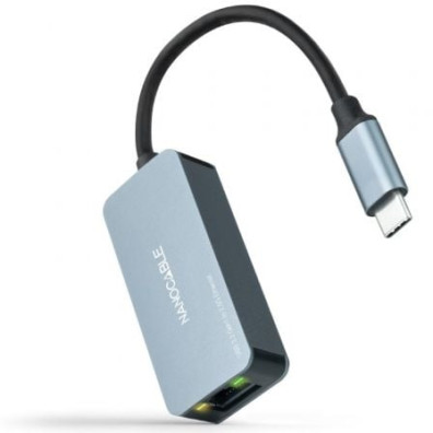 Adaptador USB Tipo-C - RJ45 Nanocable
