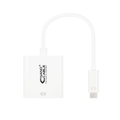 Conversor Nanocable USB Tipo-C a HDMI Hembra - 15cm