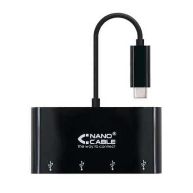 Hub USB Tipo-C Nanocable - Marca NANO CABLE