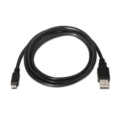 Cable USB 2.0 Nanocable 10.01.0503/ USB Macho - MicroUSB Macho/ 3m - Negro
