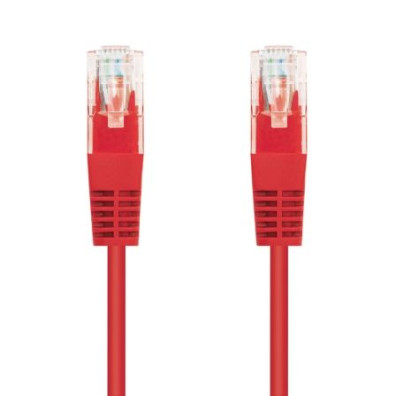 Cable de Red RJ45 UTP Nanocable 10.20.0402-R Cat.6/ 2m - Rojo