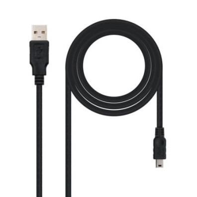 Cable USB 2.0 Nanocable Macho USB - Macho MiniUSB 50cm