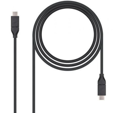 Tipo C Cable USB 3.1 1m Macho a Macho - Nanocable 10.01.4101