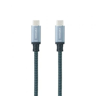 Cable USB 3.2 Tipo-C Nanocable 10.01.4103-COMB/ USB Tipo-C Macho - USB Tipo-C Macho/ Hasta 100W/ 20Gbps/ 3m