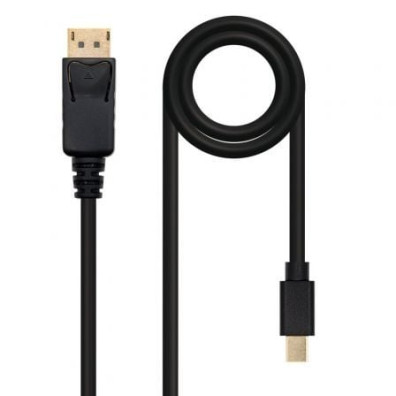 Cable Mini DisplayPort 1.2 4K Nanocable 10.15.2402 - DisplayPort Macho a Mini DisplayPort Macho/ 2m