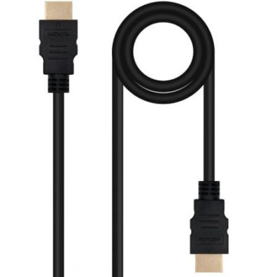 Cable HDMI 2.0 4K Nanocable 1.5m - HDMI Macho a HDMI Macho - Negro