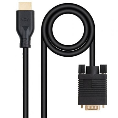 Cable Conversor Nanocable VGA Macho a HDMI 8K Macho 1.8m