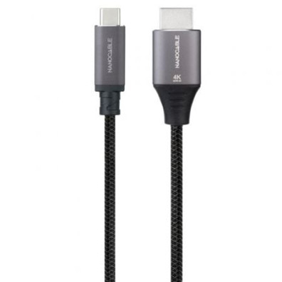 Cable Conversor Nanocable HDMI Macho a USB Tipo-C Macho 1.8m - Marca NANO CABLE