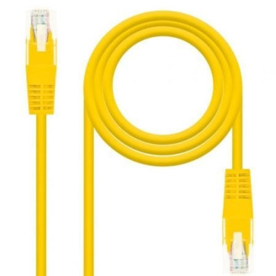 Cable de Red RJ45 UTP Nanocable 10.20.0400-L30 Cat.6/ 30cm - Amarillo
