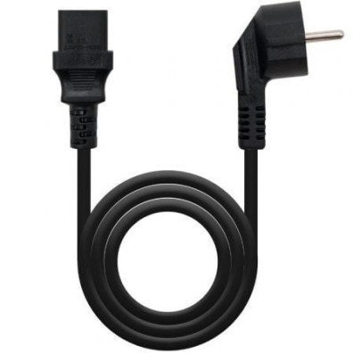 Cable Alimentación CPU Nanocable 10.22.0102-L2/ CEE7 Macho - C13 Hembra/ 2m
