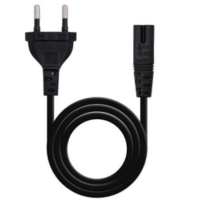 Cable Alimentación Nanocable Forma 8 - 3m CEE7/16 Macho - C7 Hembra