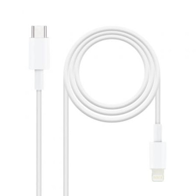 Cable USB Tipo-C a Lightning 50cm - Nanocable 10.10.0600