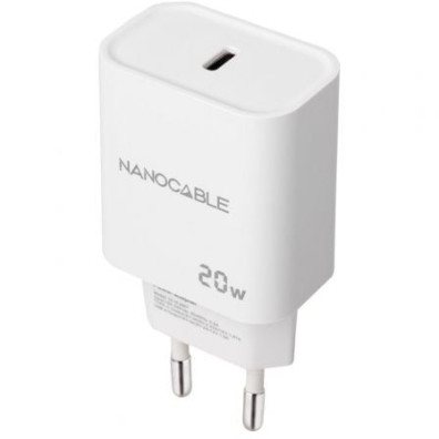 Cargador de Pared Nanocable Tipo-C 20W - Modelo 10.10.2005