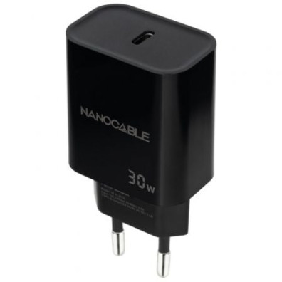 Cargador de Pared Nanocable 10.10.2010/ 1xUSB Tipo-C/ 30W
