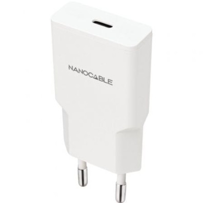 Cargador de Pared Nanocable 20W USB Tipo-C Modelo 10.10.2021