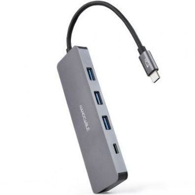 Hub USB Tipo C Nanocable 3xUSB 1xUSB Tipo C - Marca Nano Cable