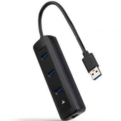 Hub USB 3.0 Nanocable 3xUSB 1xRJ45 - Modelo 10.16.4604