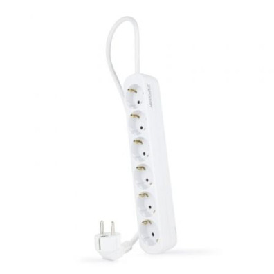 Tomas de Corriente 6 Regleta Nanocable con Cable 1.4m - NANO CABLE