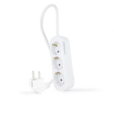 Regleta Nanocable - 3 Tomas de Corriente - Cable 1.4m