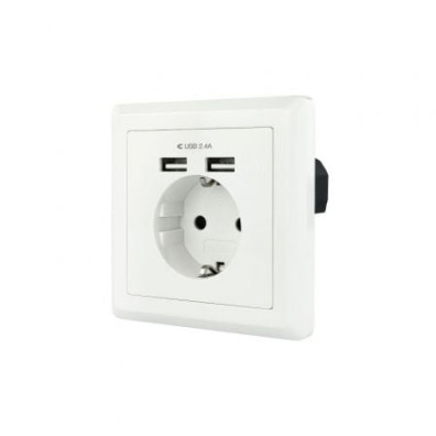 Roseta de Pared Schuko Nanocable