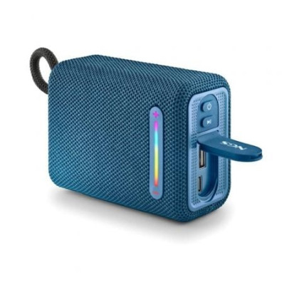 ALTAVOZ BLUETOOTH PORTABLE NGS COMPATIBLE CON TECNOLOGÍA BLUETOOTH, LUCES RGB E IMPERMEABILIDAD IPX6 - Azul