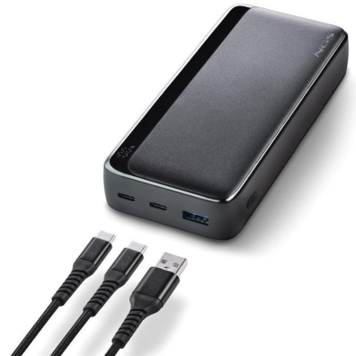 Power Bank NGS Negro 20.000mAh 22.5W - Compra Online