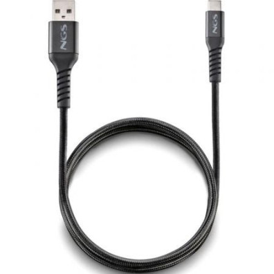 Cable USB 2.0 NGS KNOT-AC 1m - USB Macho a USB Tipo-C Macho 480Mbps