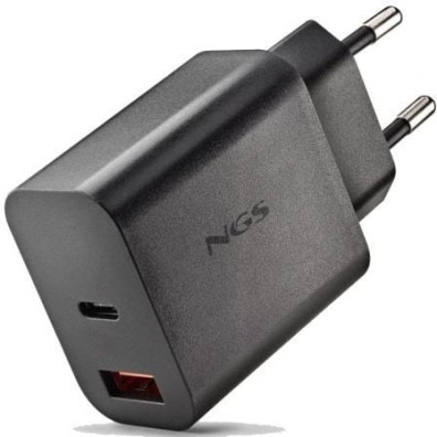 Cargador de Pared NGS Era GaN 30W Tipo-C/USB