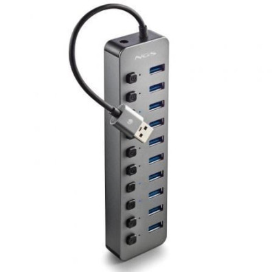 Hub USB NGS IHUB10 con 10xUSB 3.0
