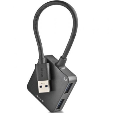 Hub USB 3.0 NGS IHUB3.0Tiny - Conectividad Rápida y Sencilla