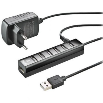 Hub USB 2.0 con Alimentación Externa NGS IHUB7 Tiny