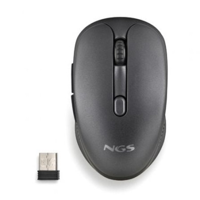 Ratón Inalámbrico NGS Evo Rust con Batería Recargable - 1600 DPI