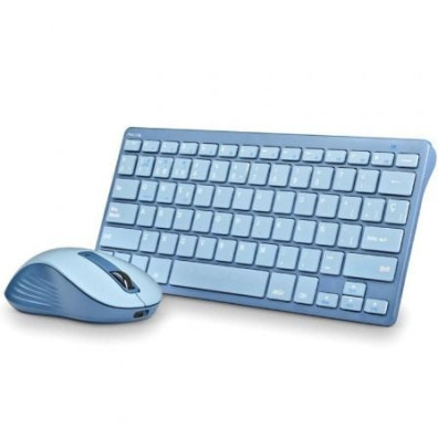 Teclado y Ratón Inalámbricos NGS Fantasy Kit Blue
