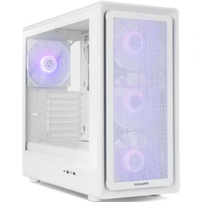 NOX Hummer NXHUMMERAEROWH Blanco - Carcasa de Ordenador Midi Tower