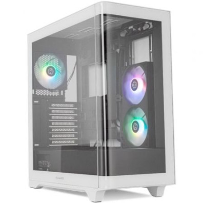 Caja Gaming Semitorre Nox Hummer ETHER - Blanca y Negra