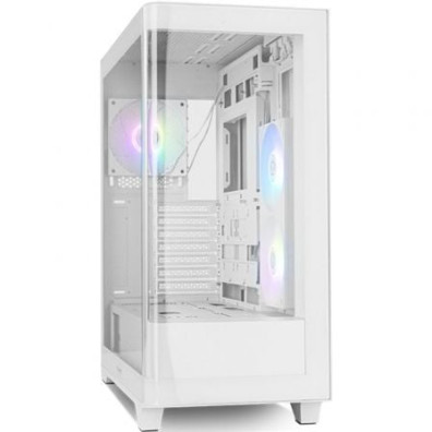 Caja Gaming Semitorre Nox Hummer ETHER - Compra Online - Blanca