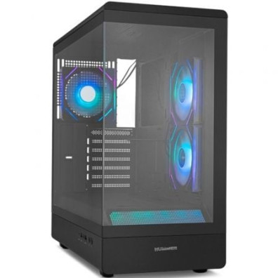 Caja Gaming Nox Hummer SIGNAL Semitorre - Ideal para gamers - Blanca