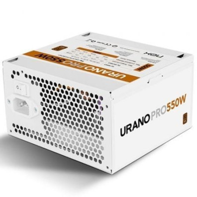 Fuente de Alimentación Nox Hummer Urano Pro White 550W Ventilador 12cm 80 Plus Bronze
